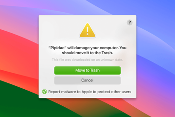 Mac 上的“Pipidae 将损害您的电脑”弹出窗口