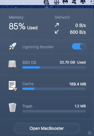 MacBooster 6 Mini Icon with the new Lightning Booster on board