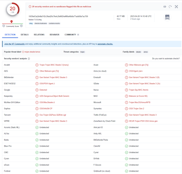 Atomic infostealer flies below the radar of many security products